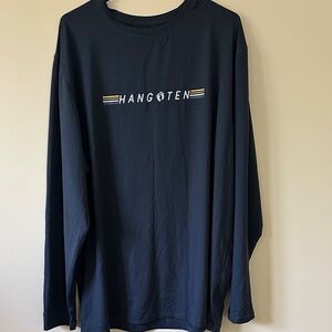 Hang Ten Men's Dark Blue Long Sleeve Tee